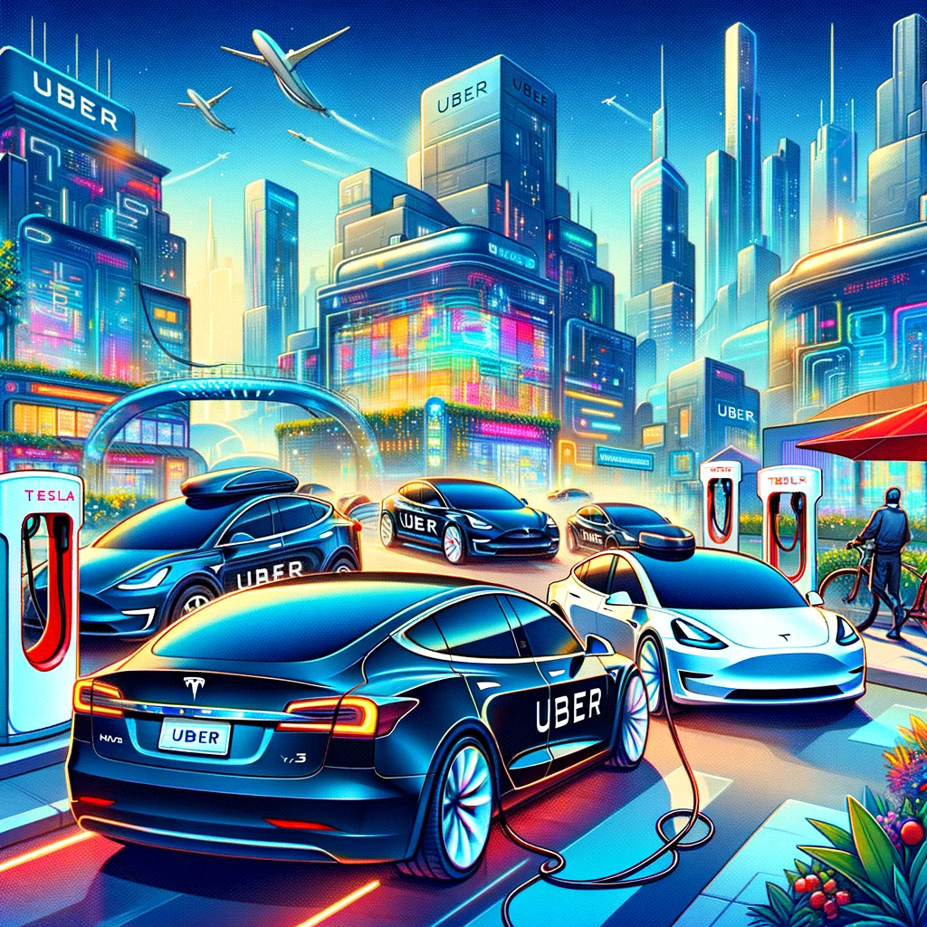 Uber et Tesla S'allient pour Électrifier la Flotte des Chauffeurs